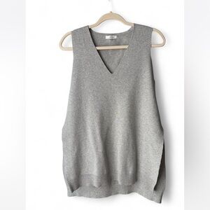 JEANASIS Knit Sweater Vest Tunic Top